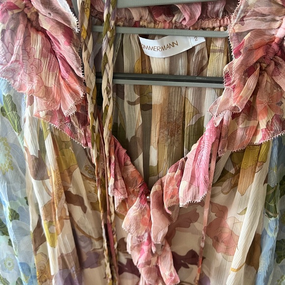 Zimmermann silk tunic- dress - Picture 4 of 8